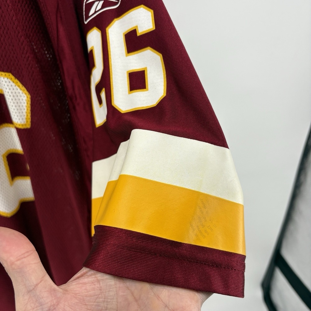 Reebok NFL Washington Redskins Clinton Portis 26 Jersey Mens L Burgundy Vintage - Picture 6 of 16